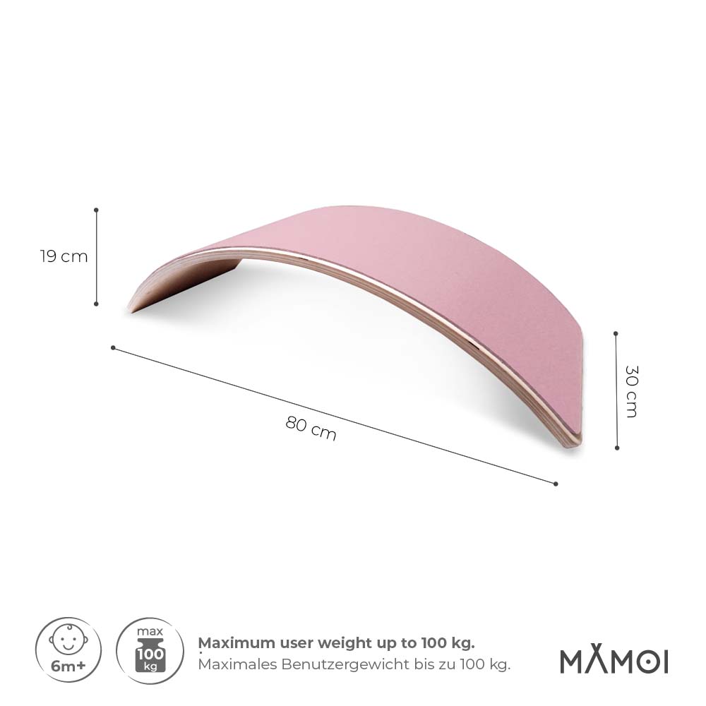 MAMOI® Planche equilibre pour enfant, Balance board, Planches d'équilibre,  Jeu équilibre de proprioception en bois, Jeux motricité montessori 1 an 2/3  ans 