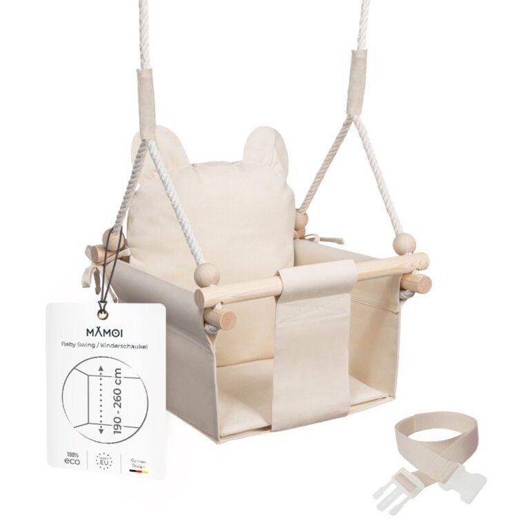 MAMOI® Children clothes rail Beige 53x95x32cm | Dressing up rail for ...
