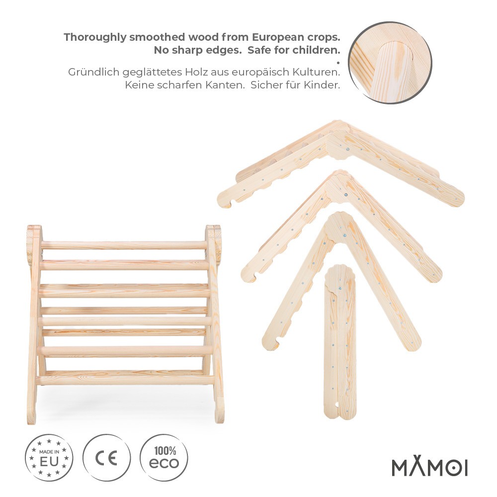 MAMOI® Mur Escalade pour Enfant, Module d'escalade Interieur pour Bebe, Mur  descalade avec Prises Escalade, Planche Escalade à partir de : :  Jeux et Jouets