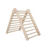 MAMOI® Klettergerüst indoor, Kletterdreieck aus holz, Baby kinder klettern, Kletterturm, Kletterbogen, Regenbogenwippe, Montessori spielzeug ab 1 jahr 2/3 jahre