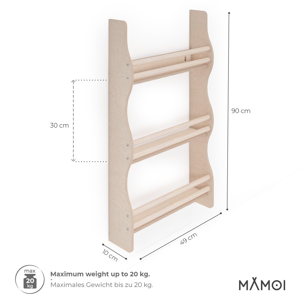 Capucine le meuble de rangement Montessori en bois pour enfant