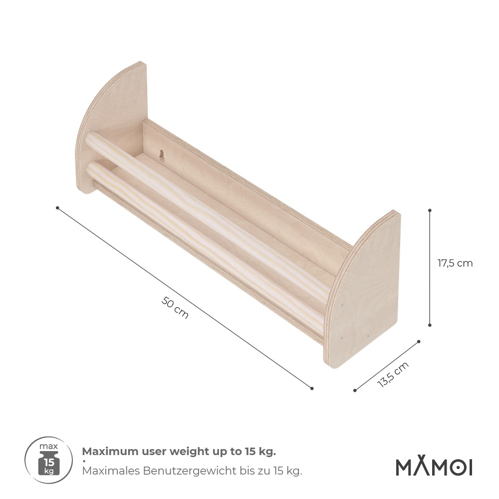 MAMOI® Bibliothèque meuble de rangement pour enfant, Petite bibliotheque  murale, Etagere livre et meuble pour chambre de bebe, Bibliothèques