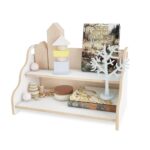 MAMOI® Bücherregal für kinder, Bücherkiste für kinderzimmer, Book shelf, Buchregal, Wandregal kinderregal, Kinderbücherregal, Bücherbank aus holz, Kindermöbel für kleines kind montessori