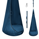 MAMOI® Cocon suspendu en velours avec coussin