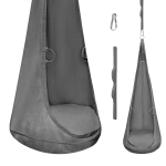 MAMOI® Cocon suspendu en velours avec coussin