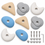 MAMOI® Klettergriffe – Set Klettersteine für Kletterwand mit Montagematerial