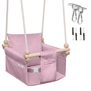 MAMOI® Altalena SCANDI per bambini – set con elementi di montaggio