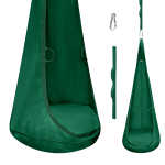 MAMOI® Cocon suspendu en velours avec coussin