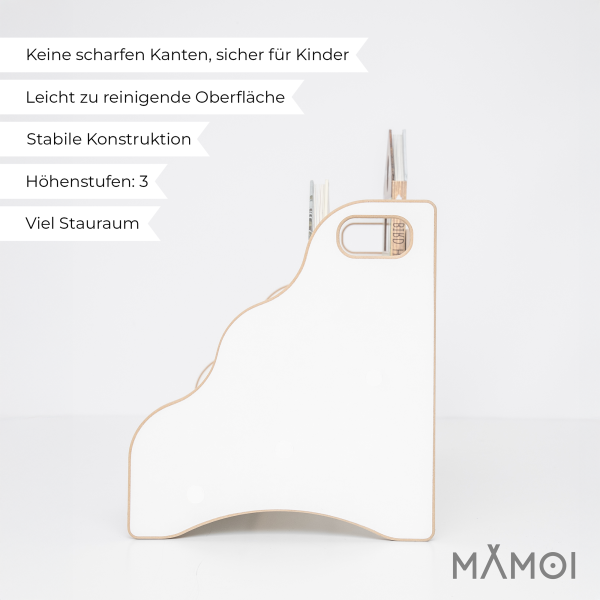 MAMOI® Półka na książki dla dzieci personalizowana | Biblioteczka na książki do pokoju dziecięcego | Półka do przechowywania książek | 100% ECO | Made in EU