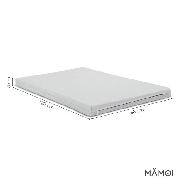 MAMOI® Baby gymnastics and play mat light grey, Floor matt for baby gym, Activity soft playmats for toddlers and kids, Toddler playmat, Play mats from birth -6 months