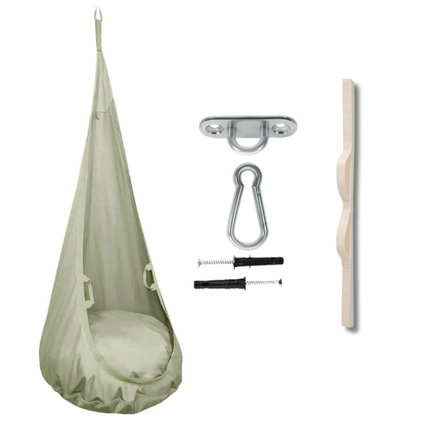 MAMOI® Hängesessel für kinder, Schaukel für kinderzimmer, Hängehöhle, Hängeschaukel, Sensory swing, Schaukeltuch indoor, Hängesack, Tuchschaukel, Babyschaukel, Hängetuch