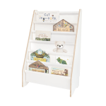 MAMOI® Libreria per bambini, scaffale porta libri per cameretta, supporto per libri bambini, mensola per libri da bambini, organizzatore libri infanzia, 100% ECO, Made in EU