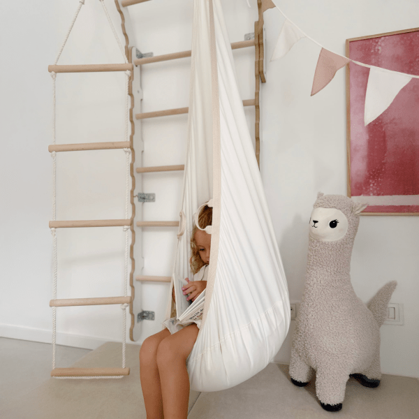 MAMOI® Altalena neonato per bambini, Altalene sedia a dondolo sospesa per neonati, Amaca cuscino da appendere da casa interno, Sensory swing