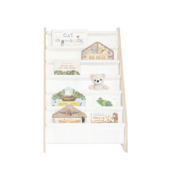 MAMOI® Libreria per bambini, scaffale porta libri per cameretta, supporto per libri bambini, mensola per libri da bambini, organizzatore libri infanzia, 100% ECO, Made in EU