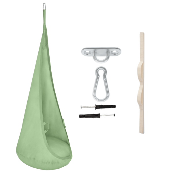 MAMOI® Hängesessel für kinder, Schaukel für kinderzimmer, Hängehöhle, Hängeschaukel, Sensory swing, Schaukeltuch indoor, Hängesack, Tuchschaukel, Babyschaukel, Hängetuch
