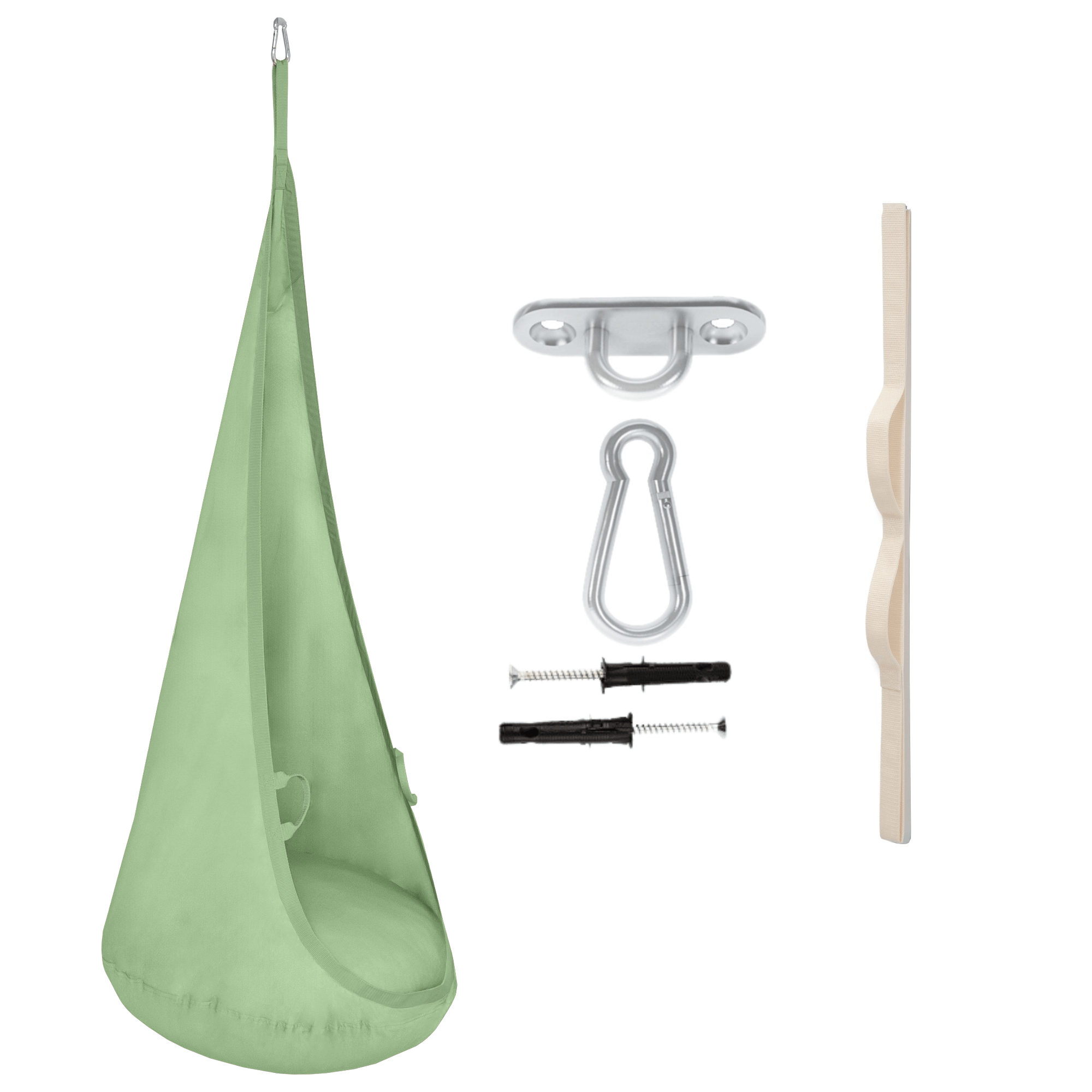 MAMOI® Hängesessel für kinder, Schaukel für kinderzimmer, Hängehöhle, Hängeschaukel, Sensory swing, Schaukeltuch indoor, Hängesack, Tuchschaukel, Babyschaukel, Hängetuch