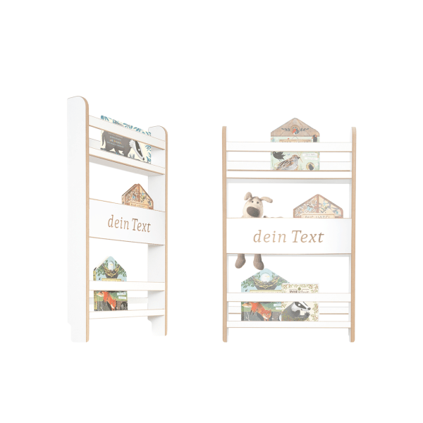 MAMOI® Kinderregal, Bücherregal für Kinderzimmer, Wandregal für Kinder, Bücherbank aus Holzwerkstoffplatte, Montessori-Kindermöbel