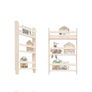 MAMOI® Kinderbücherregal aus Holz – Bücherkiste, Kinderbücherregal, Bücherregal für Kinderzimmer, Bücherbank, Wandregal, Montessori Kindermöbel, Kinderregal und Book Shelf für kleine Kinder.