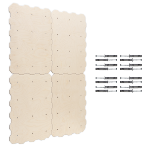 MAMOI® Climbing wall for kids, Wooden frame for toddlers, Play equipment with rock holds for toddler, Indoor baby and childrens frames montessori from age 3 years old