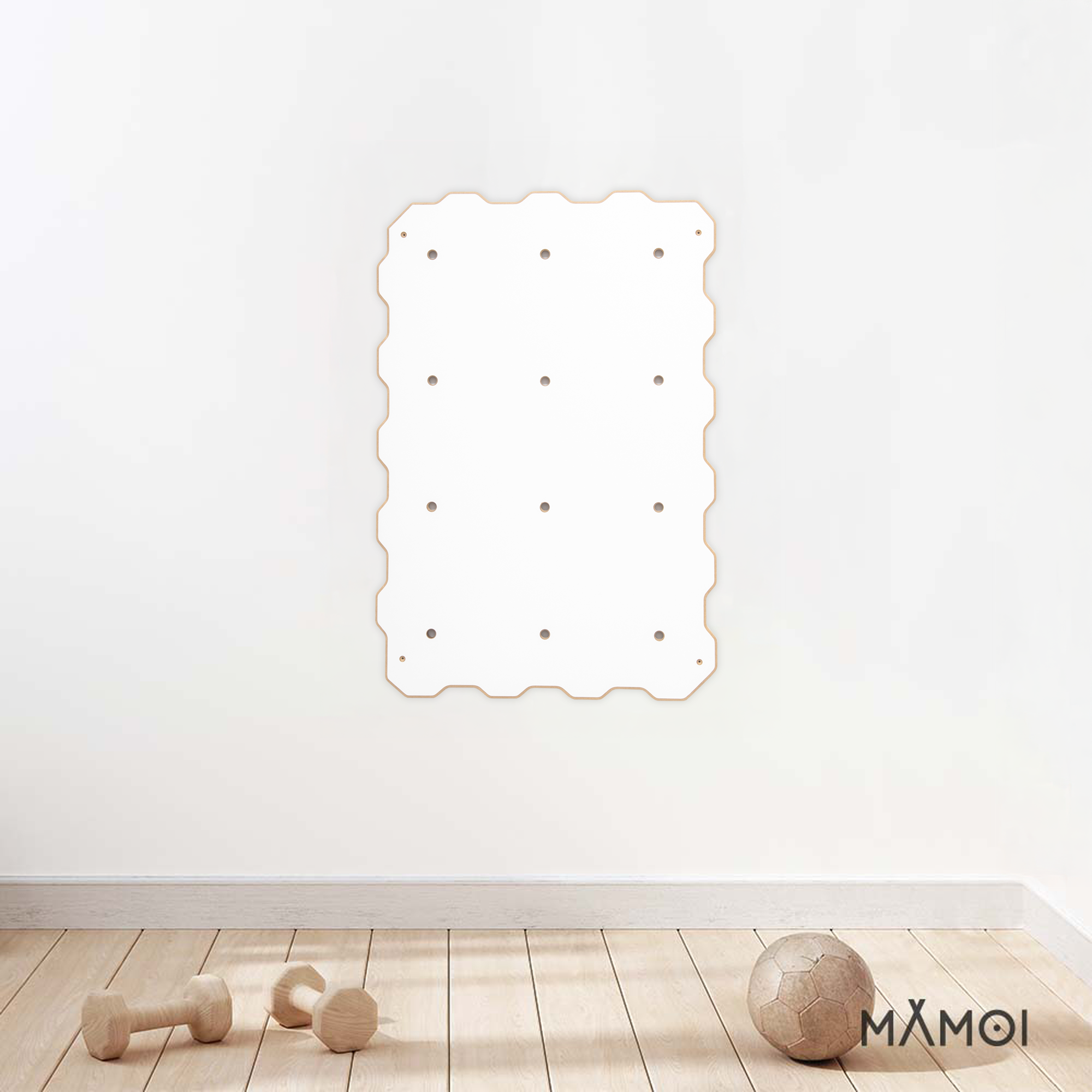 MAMOI® Kletterwand für kinderzimmer, Klettergerüst und spielgeräte indoor, Klettern für kinder, Klettersteine, Kletterturm, Turngeräte, Montessori