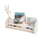 MAMOI® Libreria verticale per bambini, Porta libri in legno naturale, Scaffale librerie bambino, Mobile bambini montessoriana design moderno scandinavo