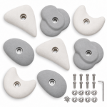 MAMOI® Climbing Holds – Set of Climbing Rocks for Climbing Wall with Mounting Hardware