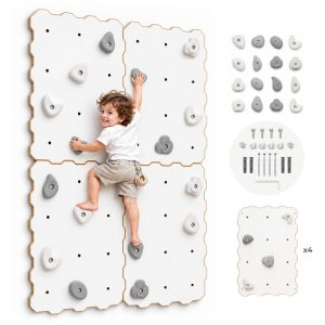 MAMOI® Climbing wall for children – set with climbing holds