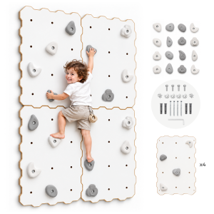 MAMOI® Mur d’escalade pour enfants – set avec prises d’escalade