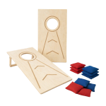 MAMOI® Cornhole Party Games Outdoor Indoor, Beach Game | Throwing Game for Children and Adults Including Sack Hole Bags.
