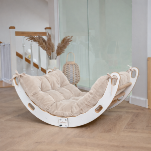 MAMOI® Arco da arrampicata con tappetino per bambini - dondolo Montessori con cuscino