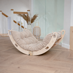 MAMOI® Arco da arrampicata con tappetino per bambini - dondolo Montessori con cuscino