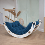 MAMOI® Kletterbogen mit Matte für Kinder - Montessori Schaukel im Set mit Kissen