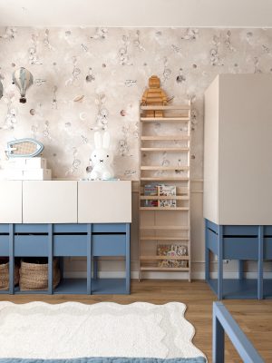 MAMOI® Étagère murale pour livres d’enfants 200 cm - bibliothèque Montessori pour enfants
