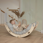 MAMOI® OUTLET Arrampicata per bambini in legno naturale, Dondolo triangolo
