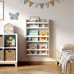 MAMOI® Półka ścienna na książki dla dzieci 100 cm - biblioteczka dziecięca Montessori