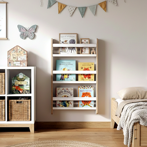MAMOI® Mensola da parete per libri per bambini 100 cm - libreria Montessori per bambini .