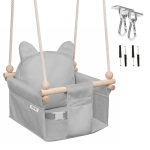 MAMOI® Balançoire pour enfants OURSON – ensemble avec éléments de montage