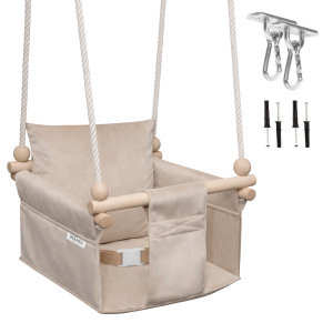 MAMOI® Altalena SCANDI per bambini – set con elementi di montaggio