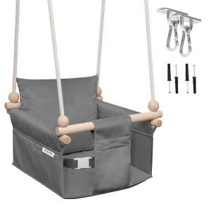 MAMOI® Altalena SCANDI per bambini – set con elementi di montaggio