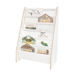 MAMOI® libreria per bambini, scaffale porta libri per cameretta, supporto per libri bambini, mensola per libri da bambini, organizzatore libri infanzia, 100% ECO, Made in EU