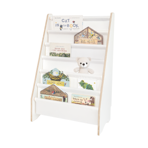 MAMOI® libreria per bambini, scaffale porta libri per cameretta, supporto per libri bambini, mensola per libri da bambini, organizzatore libri infanzia, 100% ECO, Made in EU