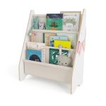 MAMOI® Libreria verticale per bambini, Porta libri in legno naturale, Scaffale librerie bambino, Mobile bambini montessoriana design moderno scandinavo