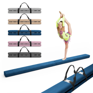MAMOI® Poutre de gymnastique pliable pour enfants – poutre d’équilibre pour exercices d’équilibre