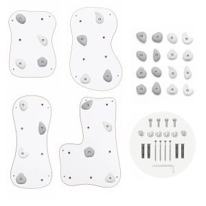 MAMOI®OUTLET Indoor-Kletterwand mit Griffen, Moderne Kletterwand für das Zimmer